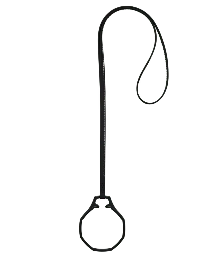 ROYAL POP - LEATHER LANYARD OCHO NEGRO
