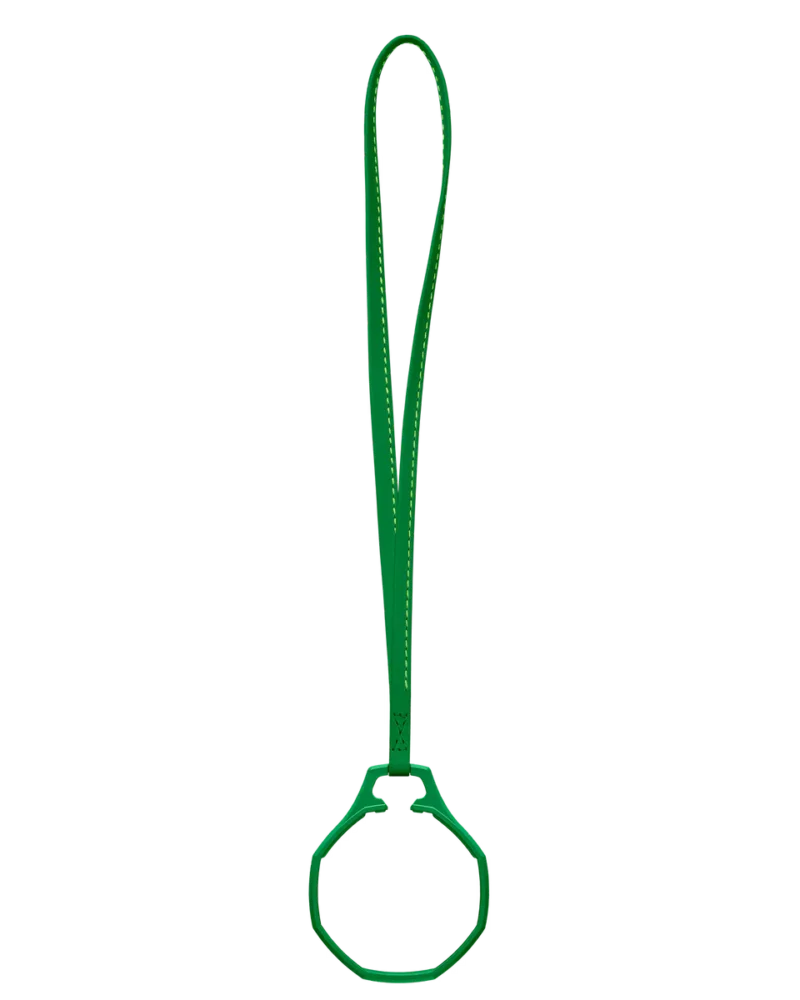 ROYAL POP - LEATHER LANYARD GREEN EIGHT