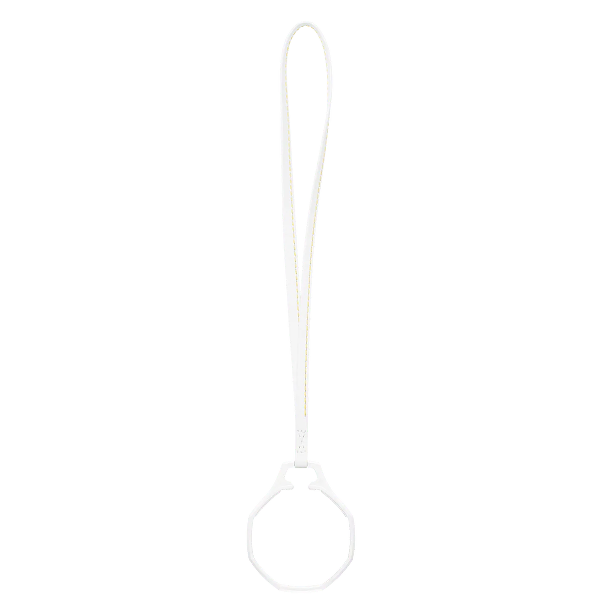 ROYAL POP - LEATHER LANYARD HUIT BLANC